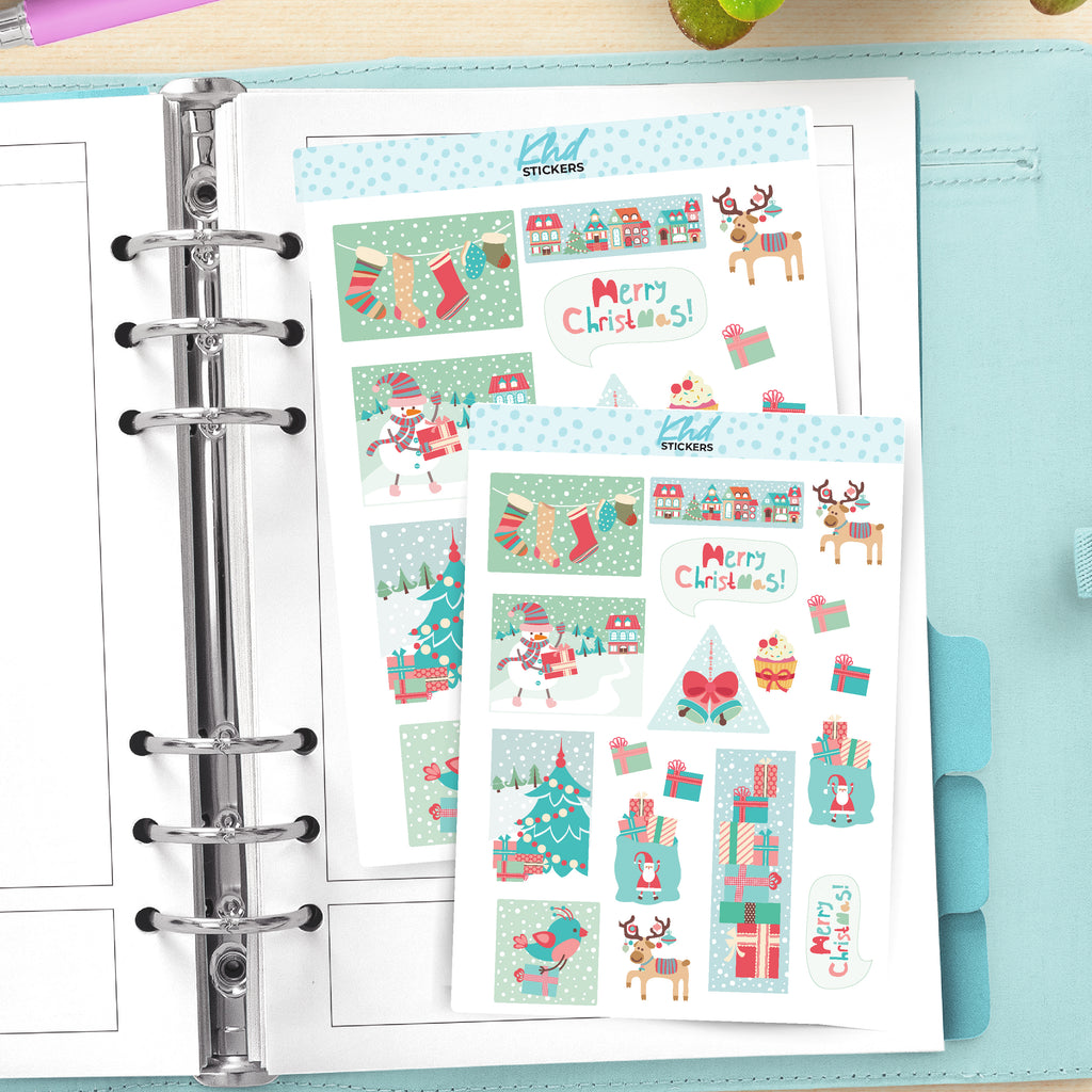 Christmas Planner Stickers Small