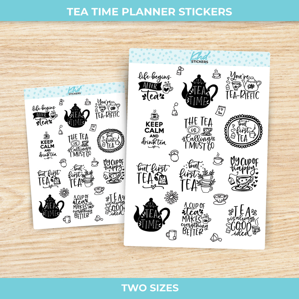 Tea Time Stickers Small