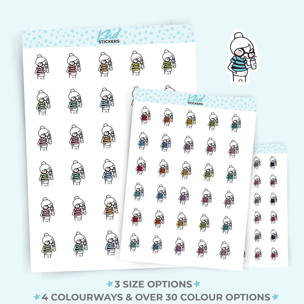 Planner Girl Leona Bloated  Planner Stickers Small