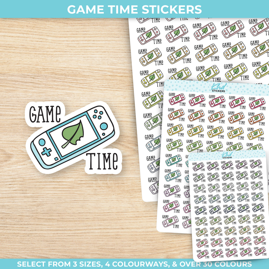 Game Time Planner Stickers Small