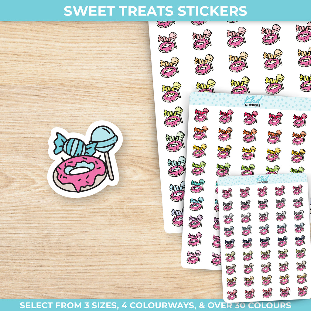 Sweet Treats Planner Stickers Small