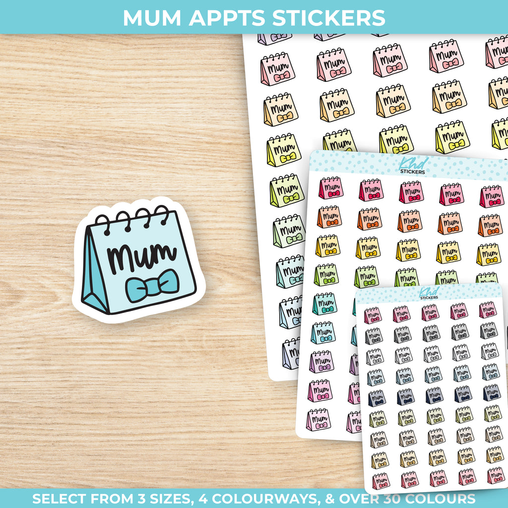 Mum Appointment Reminder Stickers Small