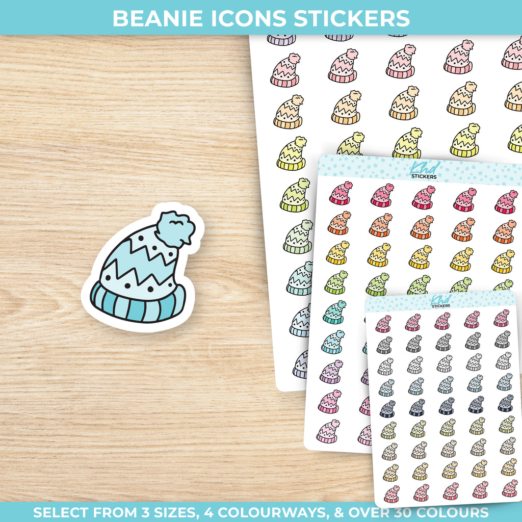 Beanie Icons Planner Stickers Small