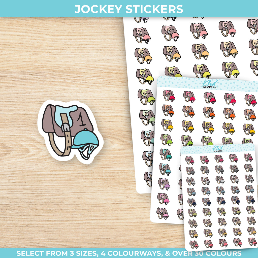 Jockey Planner Stickers Small