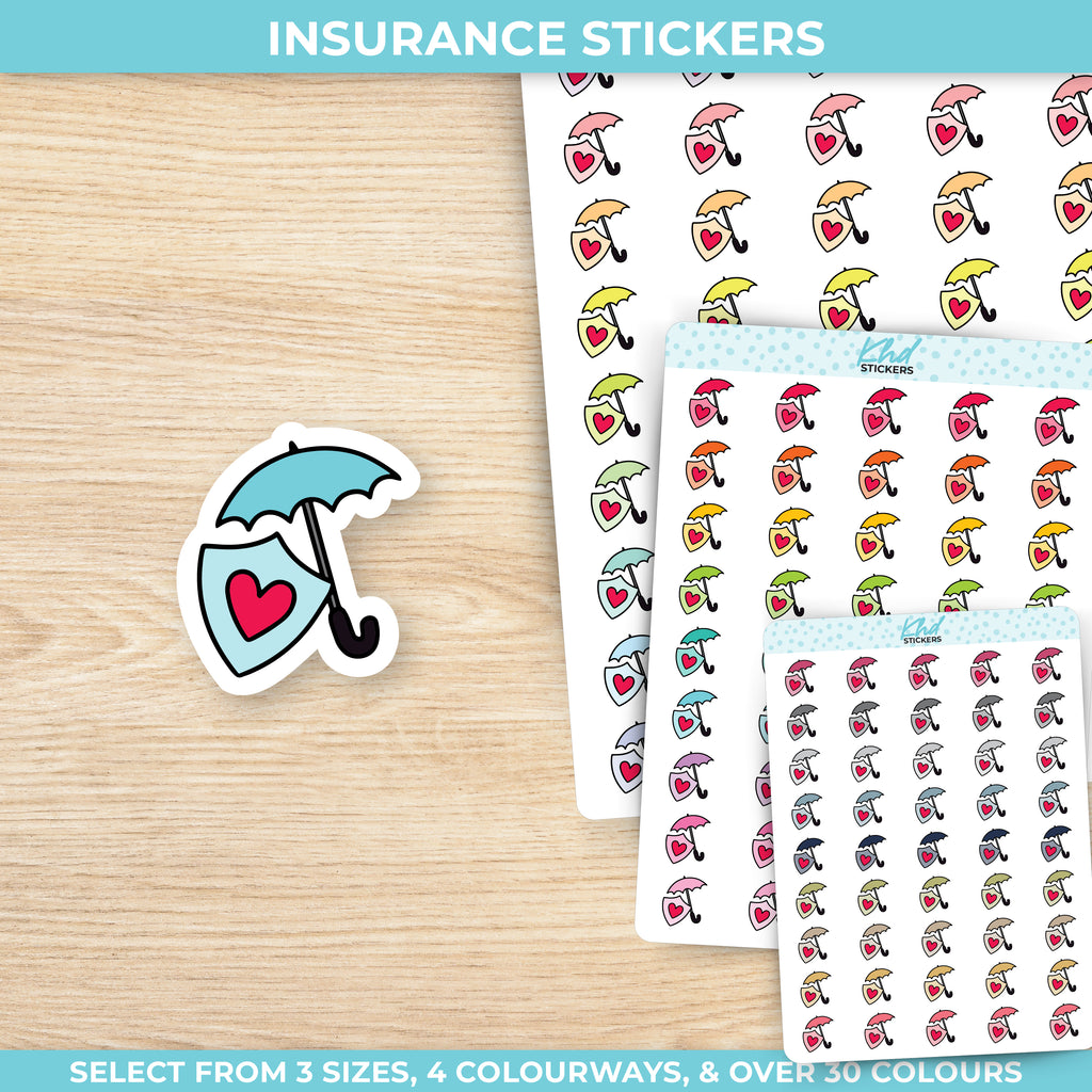 Insurance Planner Stickers Small