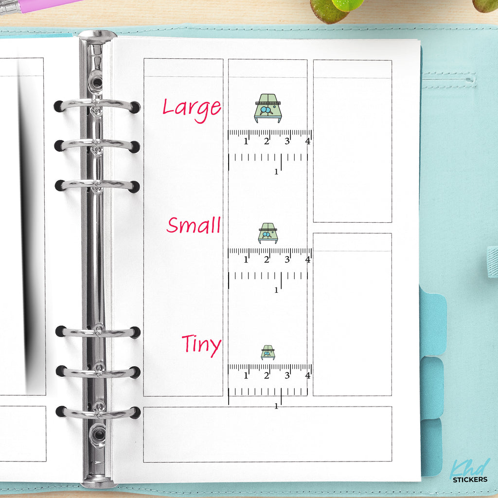 Table Tennis Planner Stickers Small