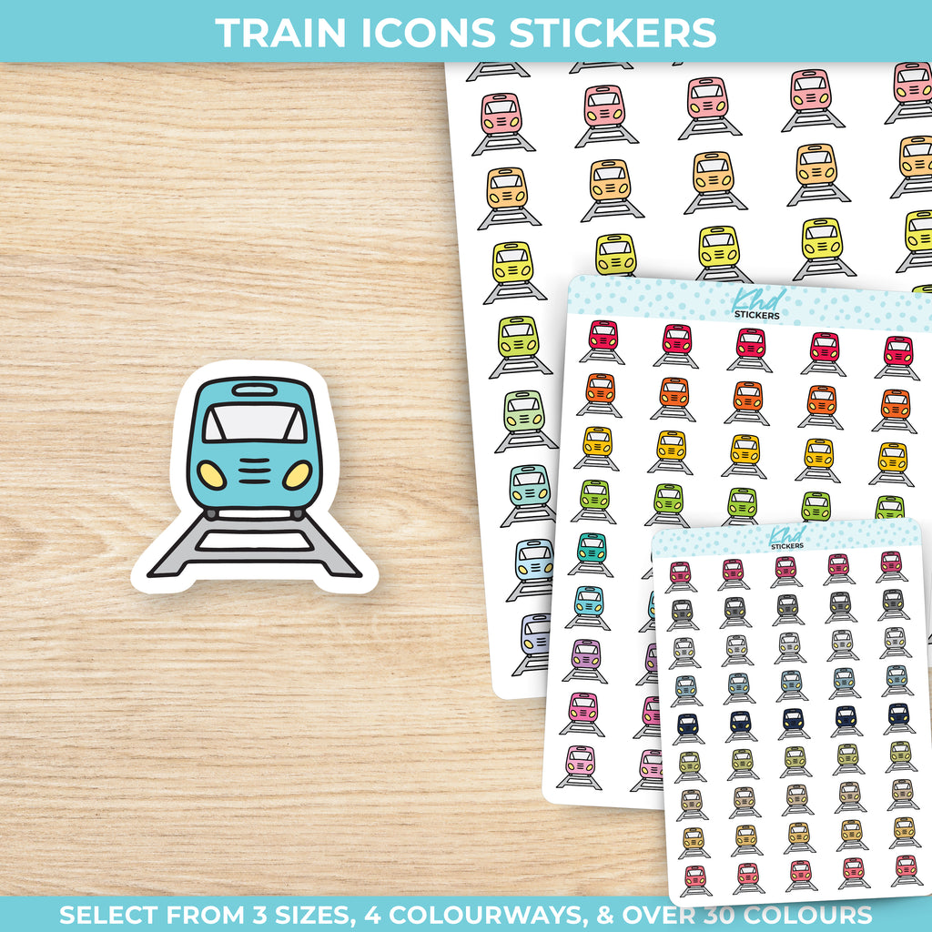 Train Icon Planner Stickers Small