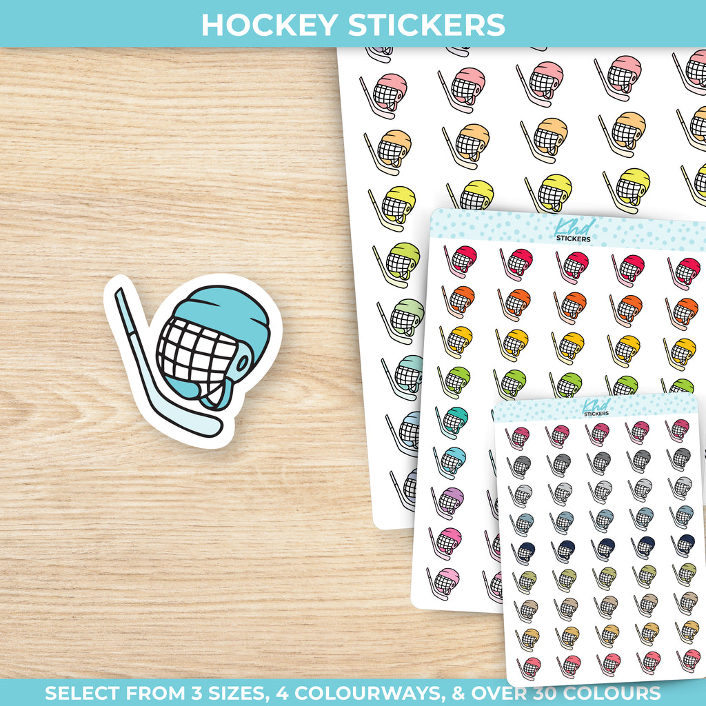 Hockey Planner Stickers Small