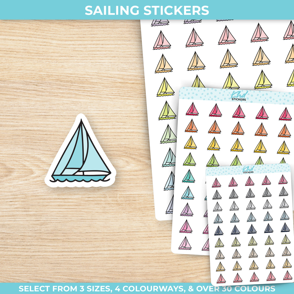 Sailing Planner Stickers Small