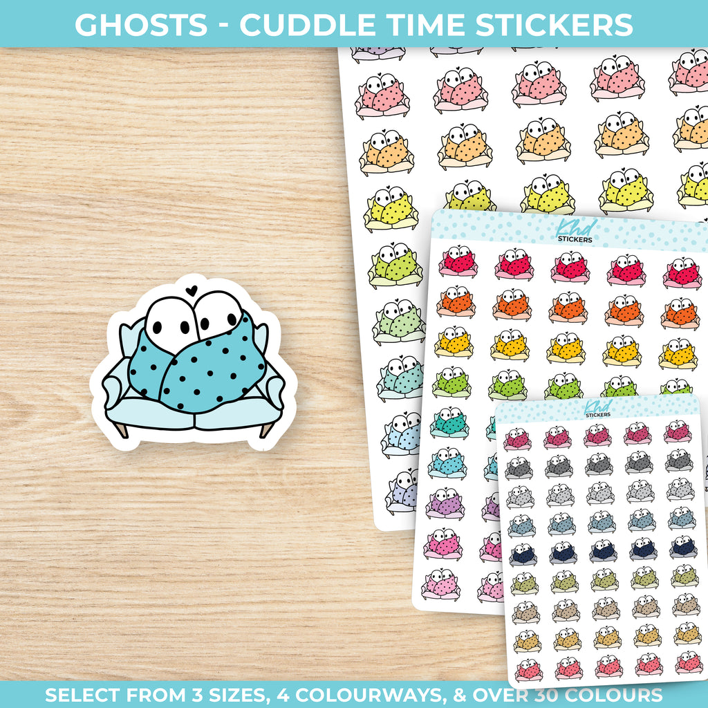 Ghost Cuddle Time Planner Stickers Small