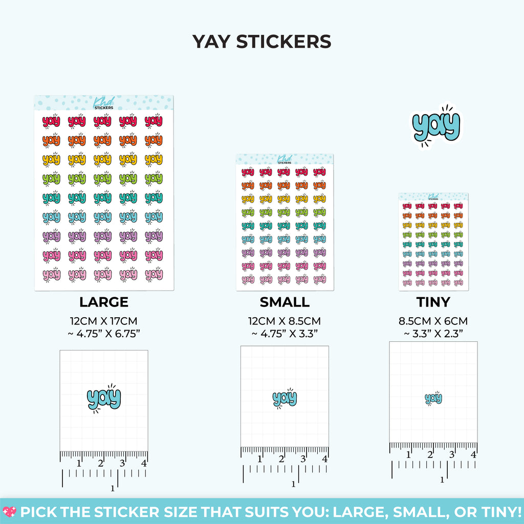Yay Planner Stickers Small