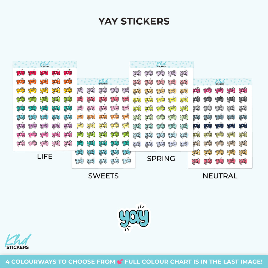 Yay Planner Stickers Small