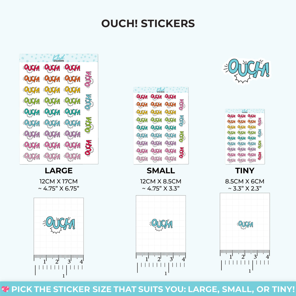 Ouch! Stickers Small