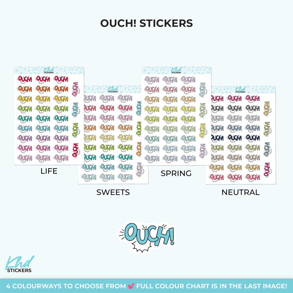 Ouch! Stickers Small