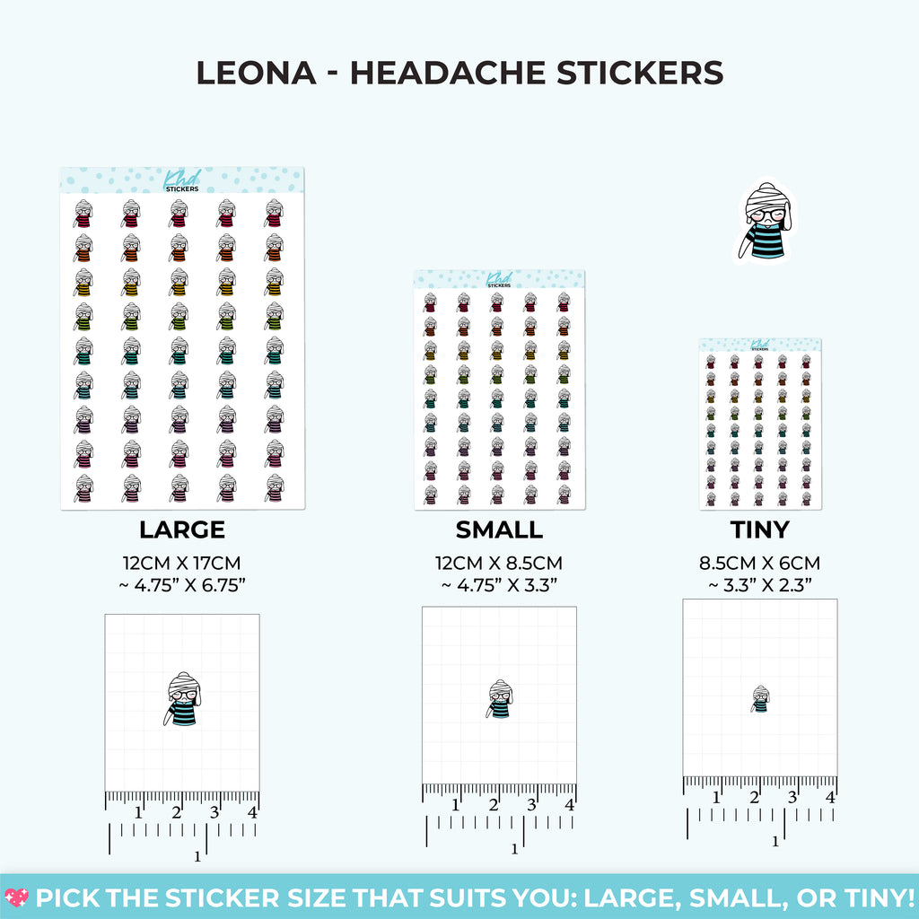 Planner Girl Leona Injury / Headache Small