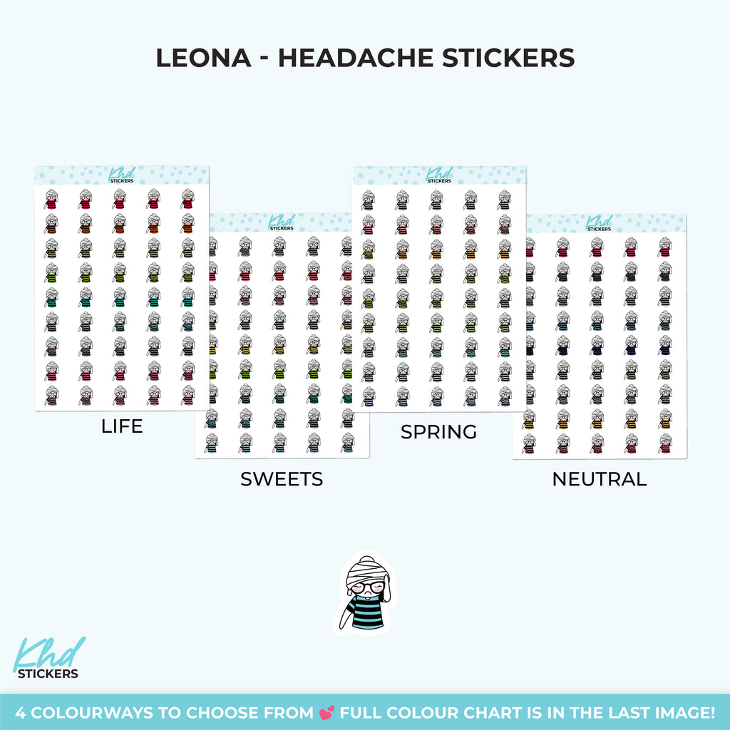 Planner Girl Leona Injury / Headache Small