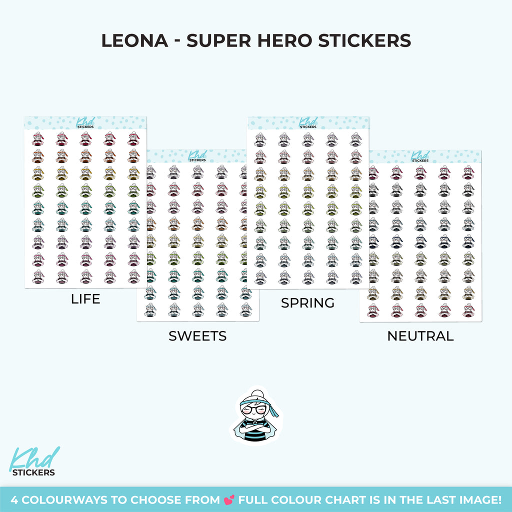 Planner Girl Leona Super Hero Small