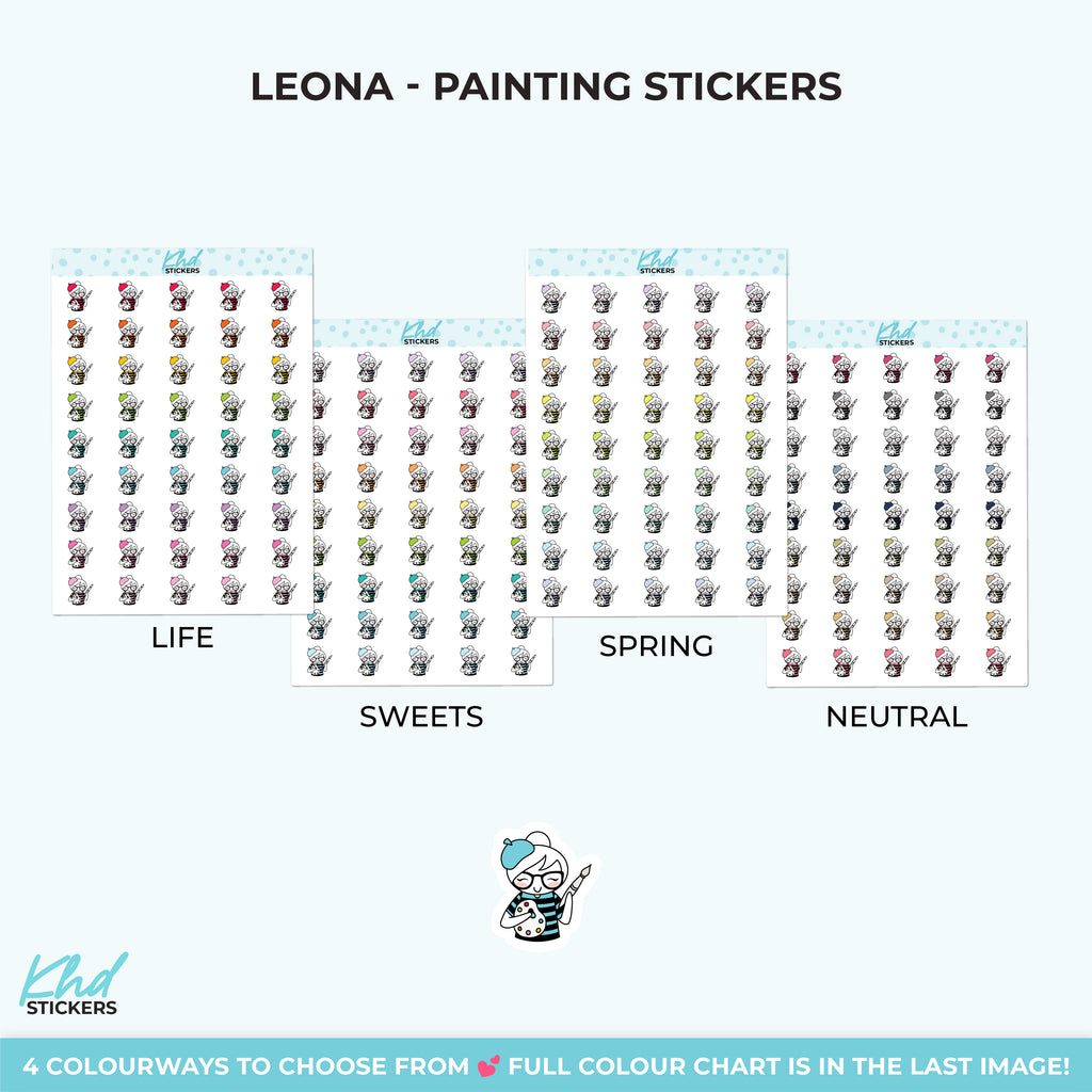 Planner Girl Leona Painting Time Small