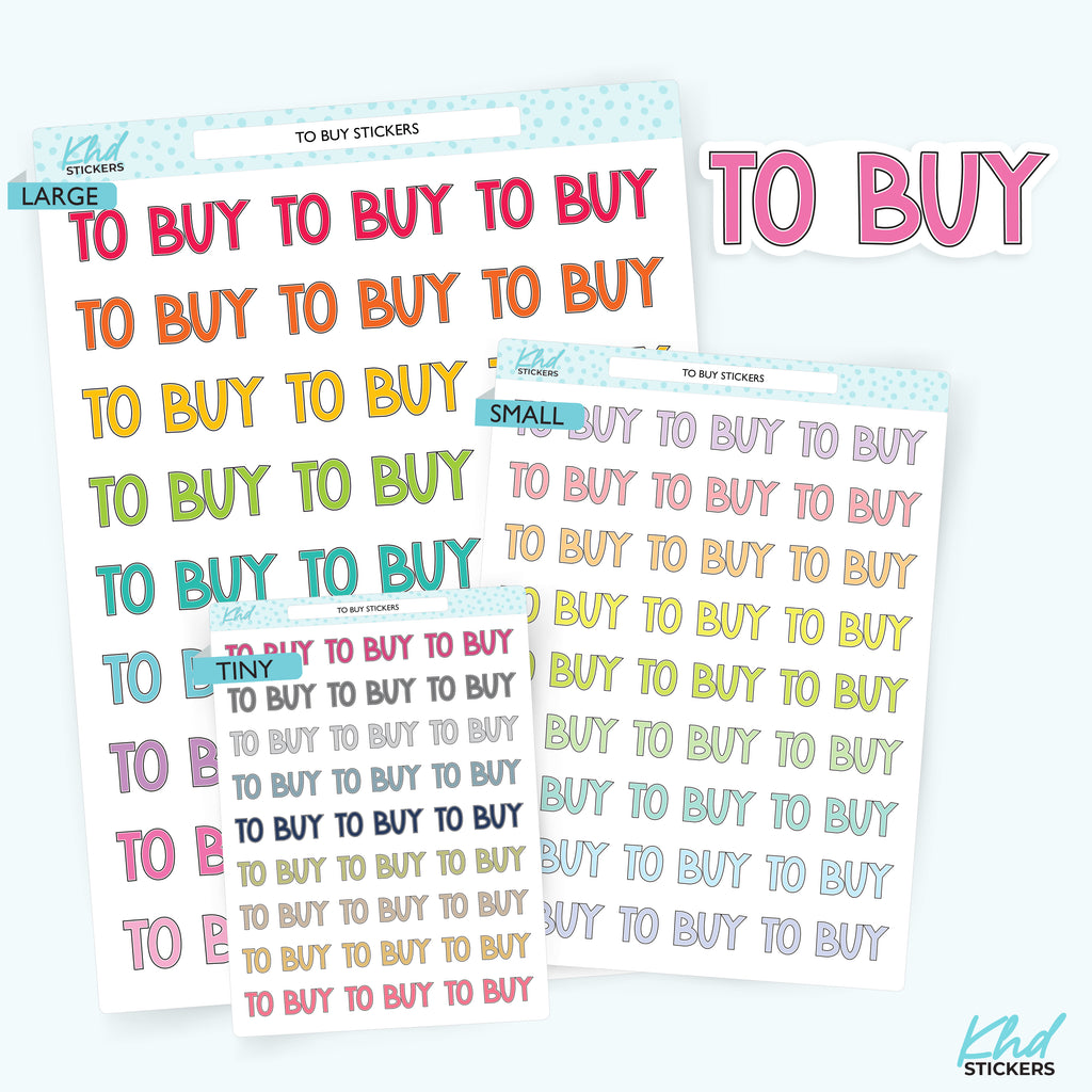 To Buy Planner Stickers Small