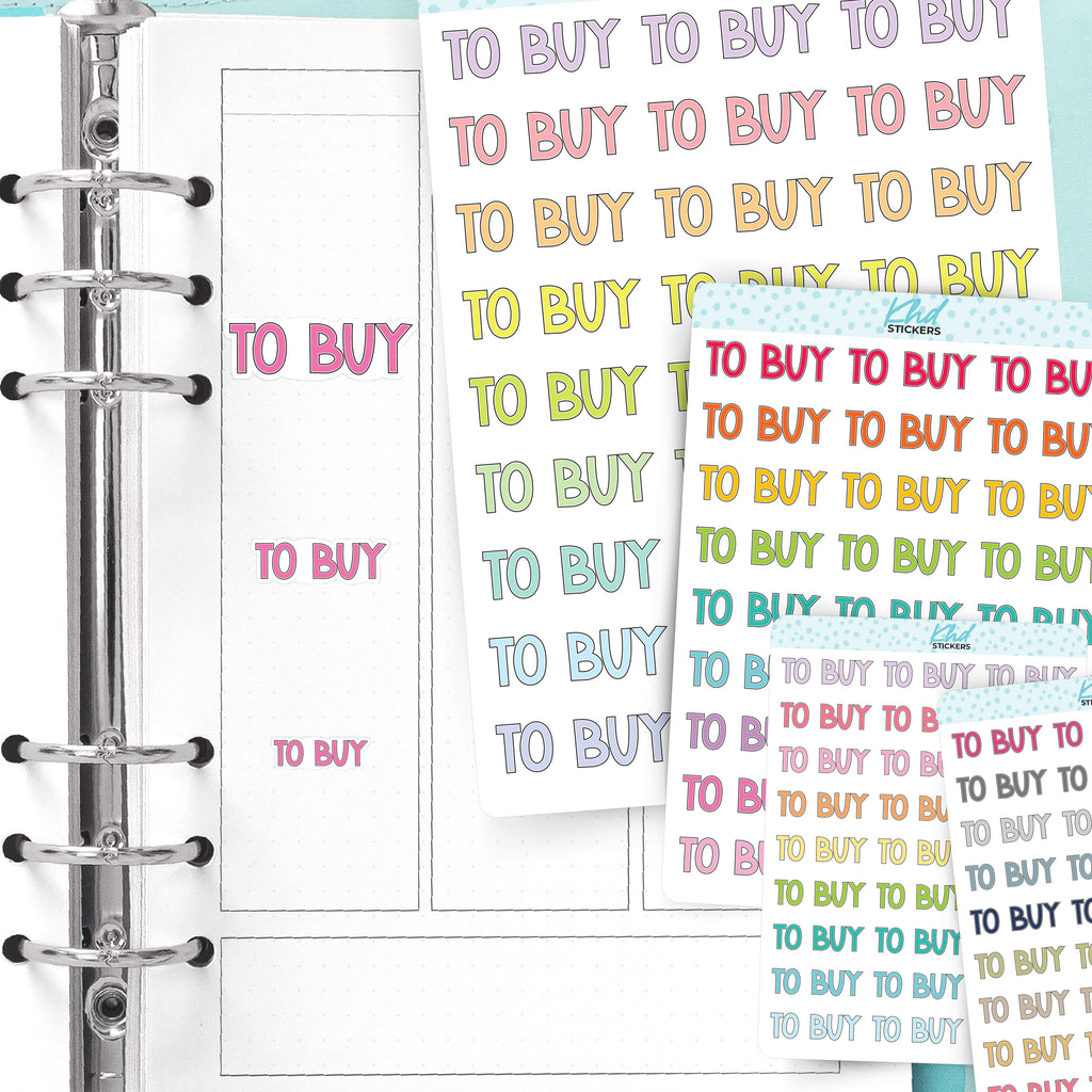 To Buy Planner Stickers Small