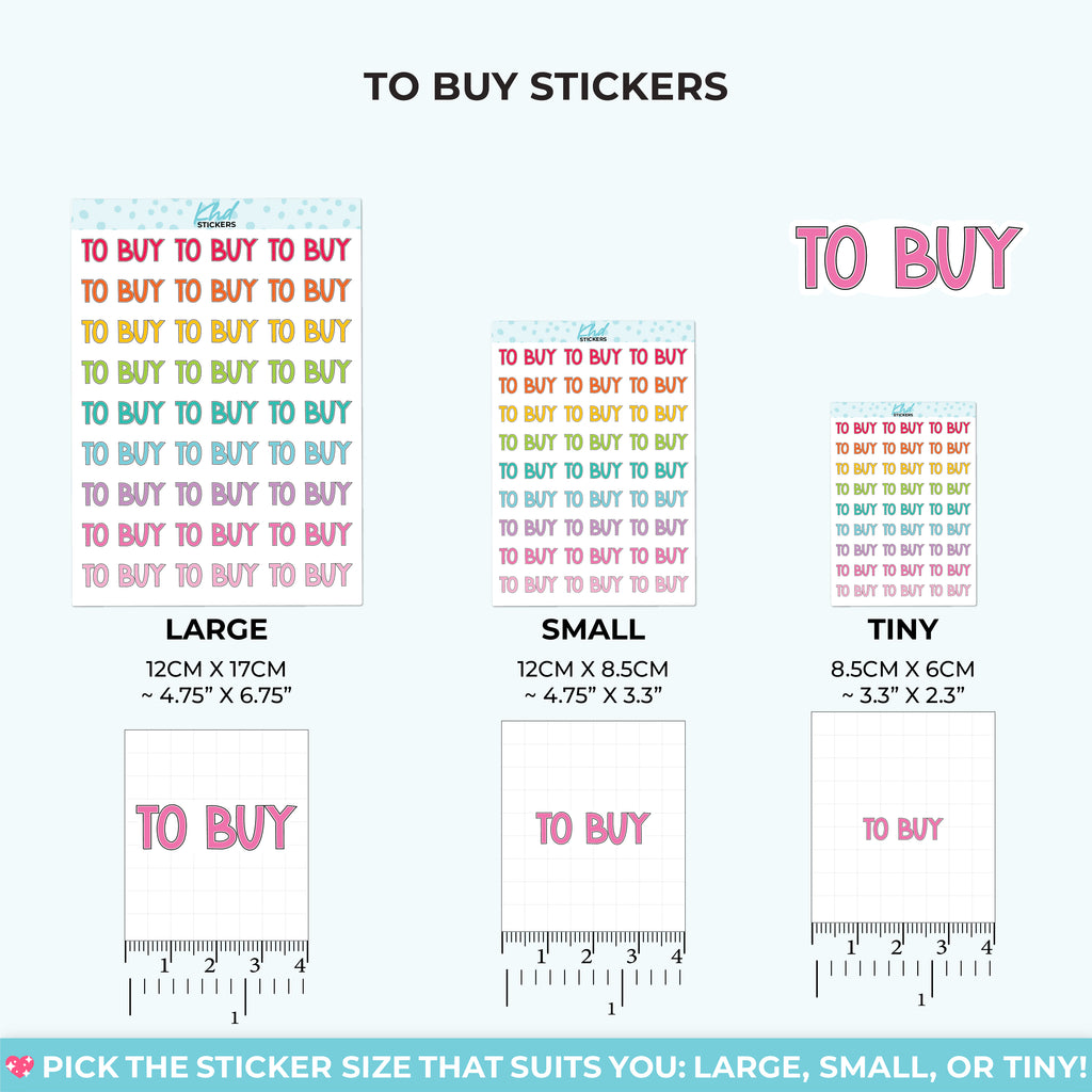 To Buy Planner Stickers Small