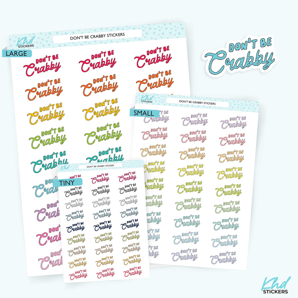 Food Trip Planner Stickers Small
