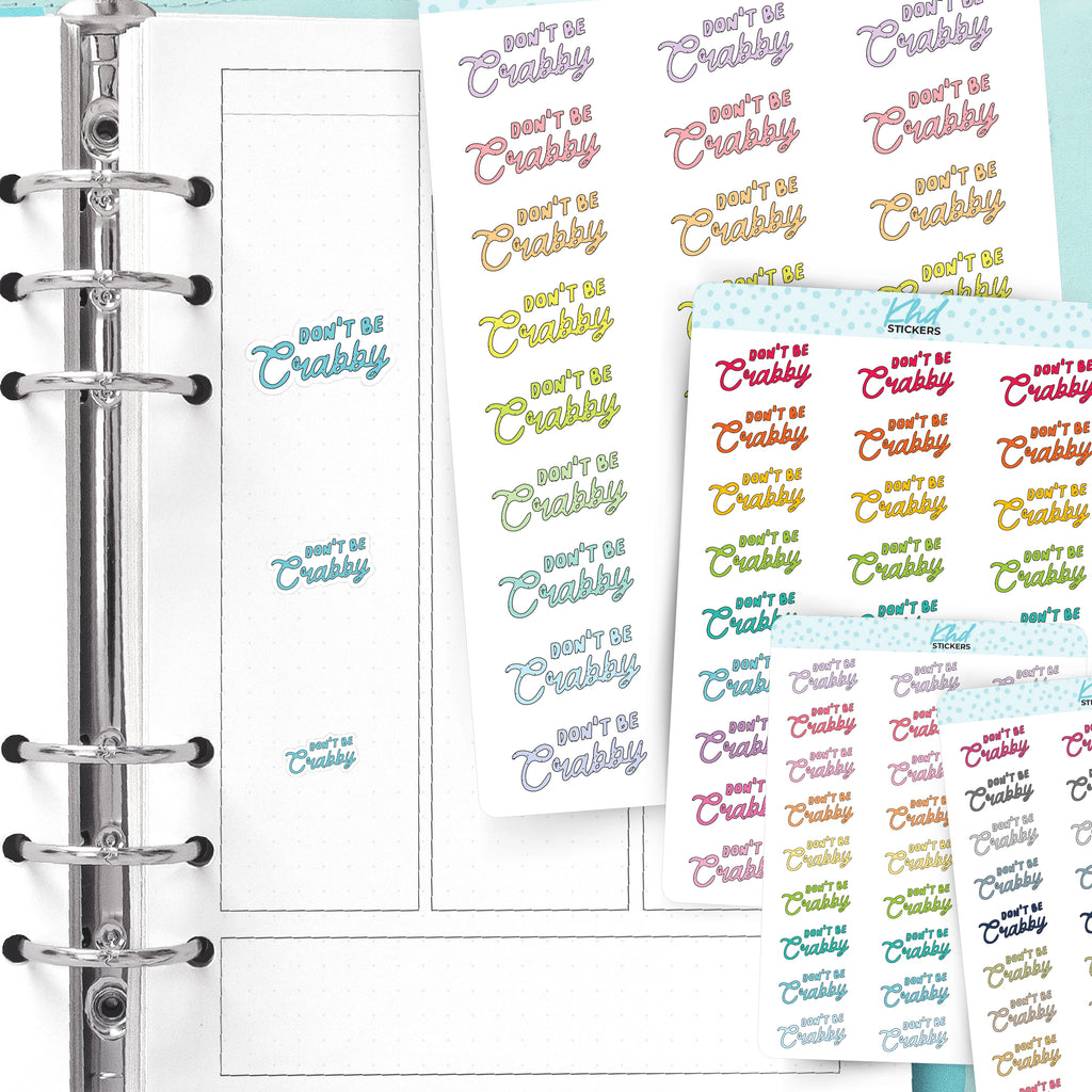 Food Trip Planner Stickers Small