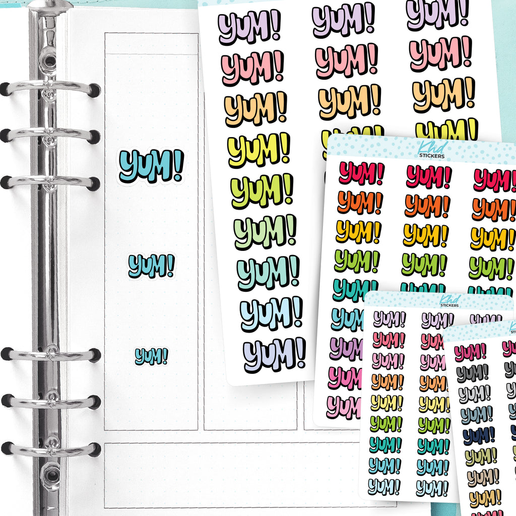 Yum! Planner Stickers Small