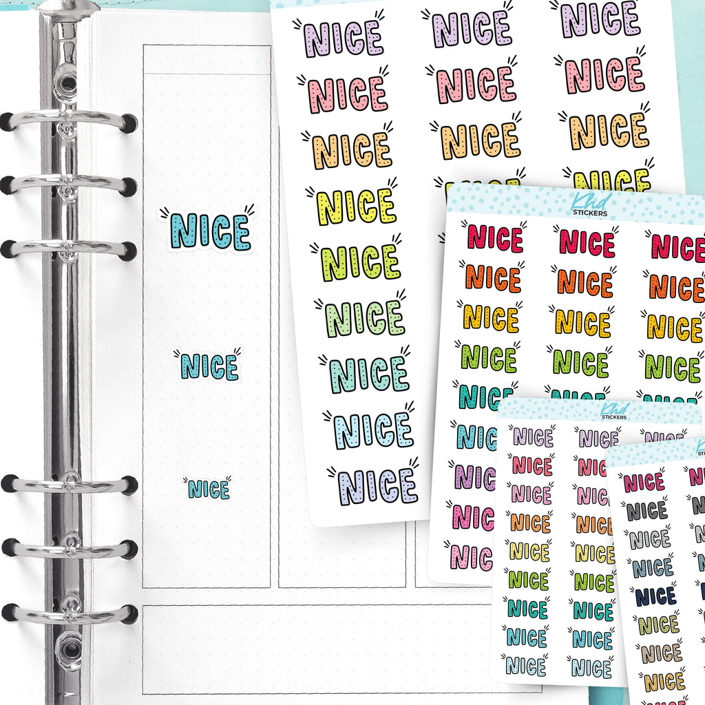 Nice Planner Stickers Small
