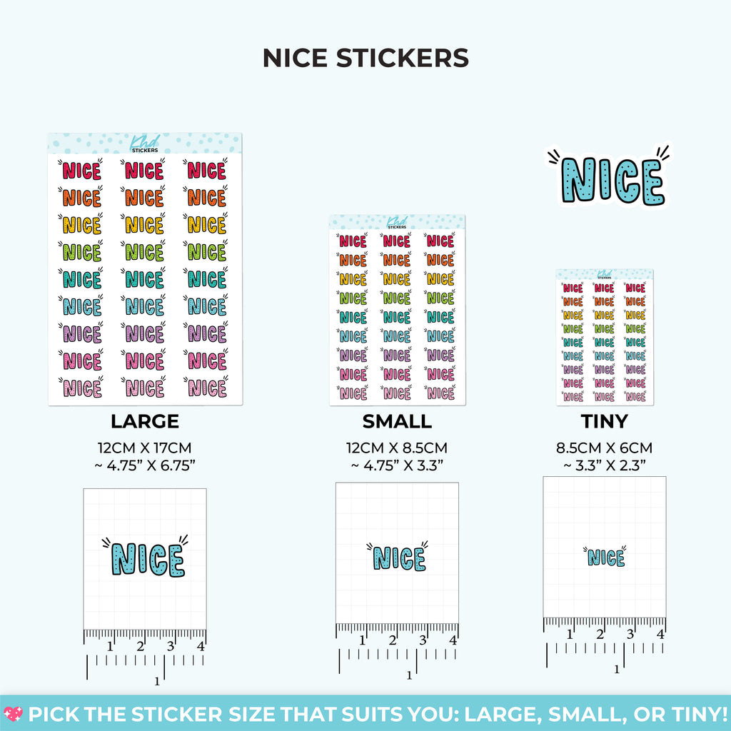 Nice Planner Stickers Small