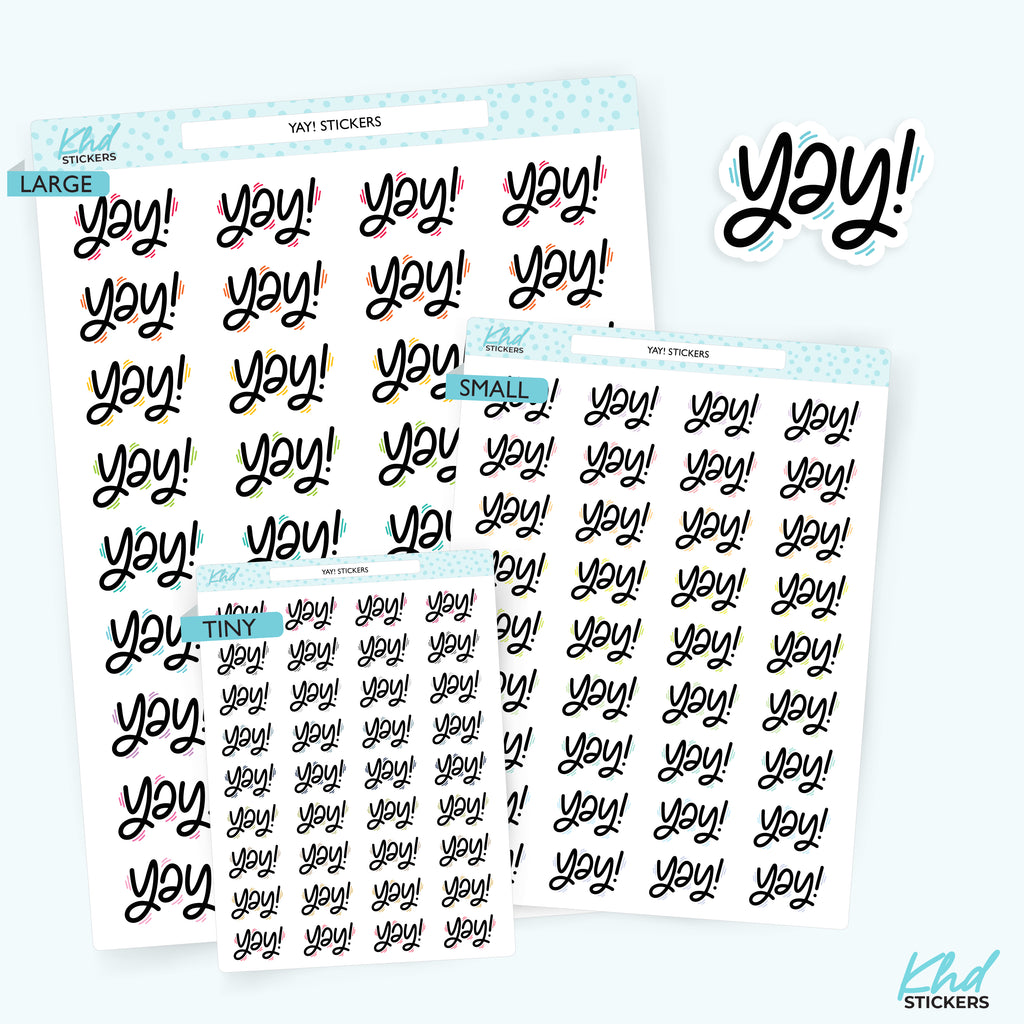 Yay! Planner Stickers Small