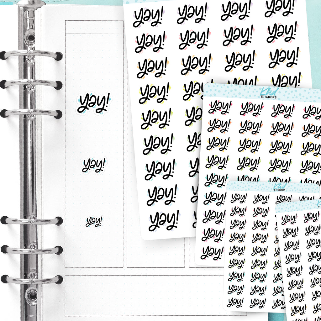 Yay! Planner Stickers Small