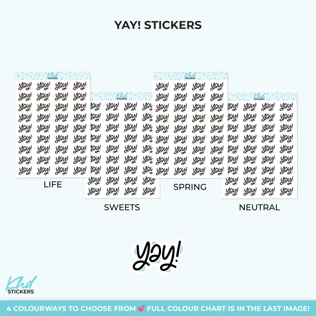 Yay! Planner Stickers Small
