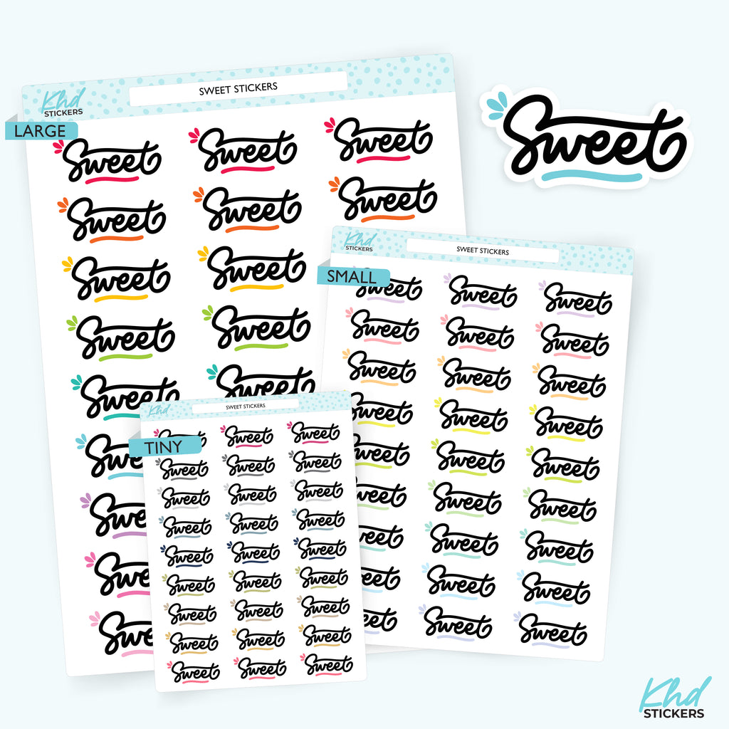 Sweet Planner Stickers Small