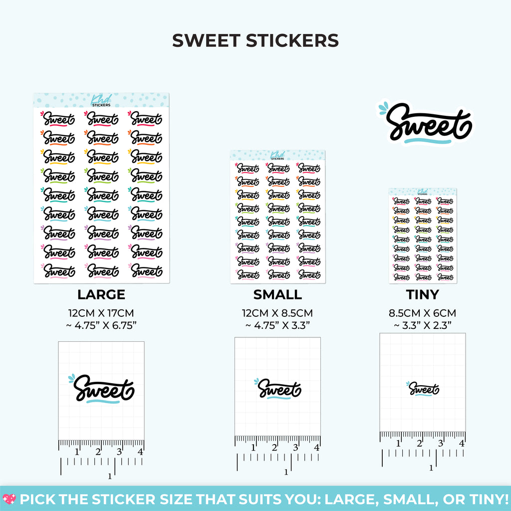 Sweet Planner Stickers Small