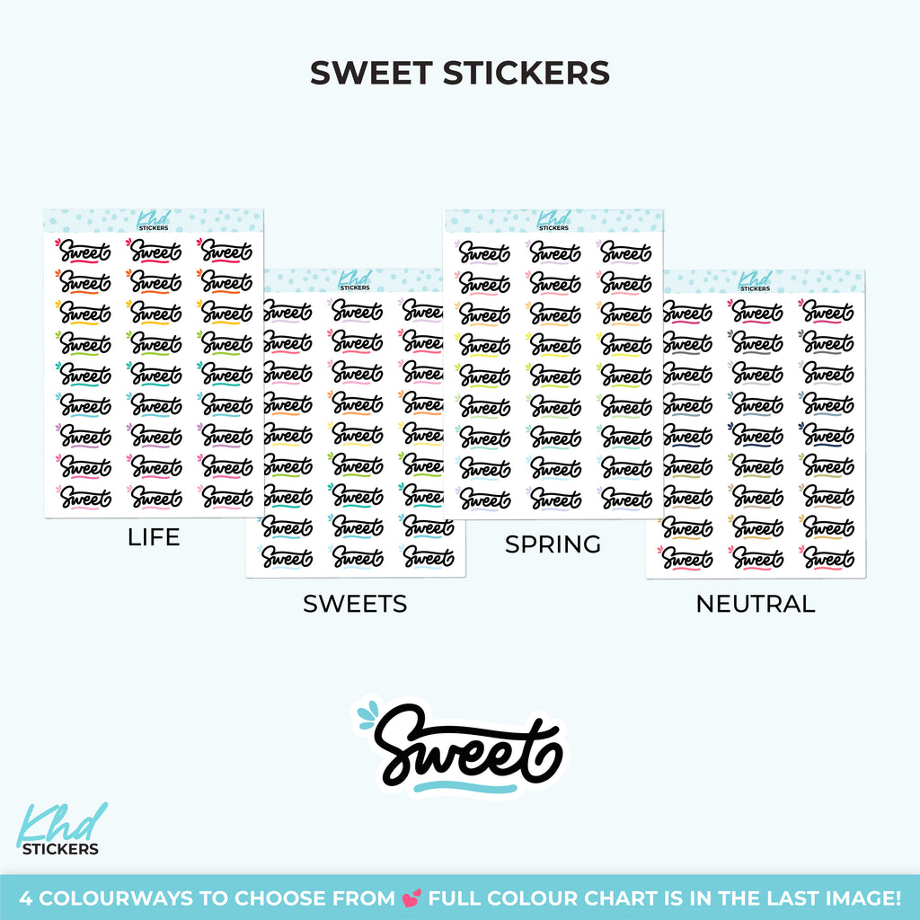 Sweet Planner Stickers Small