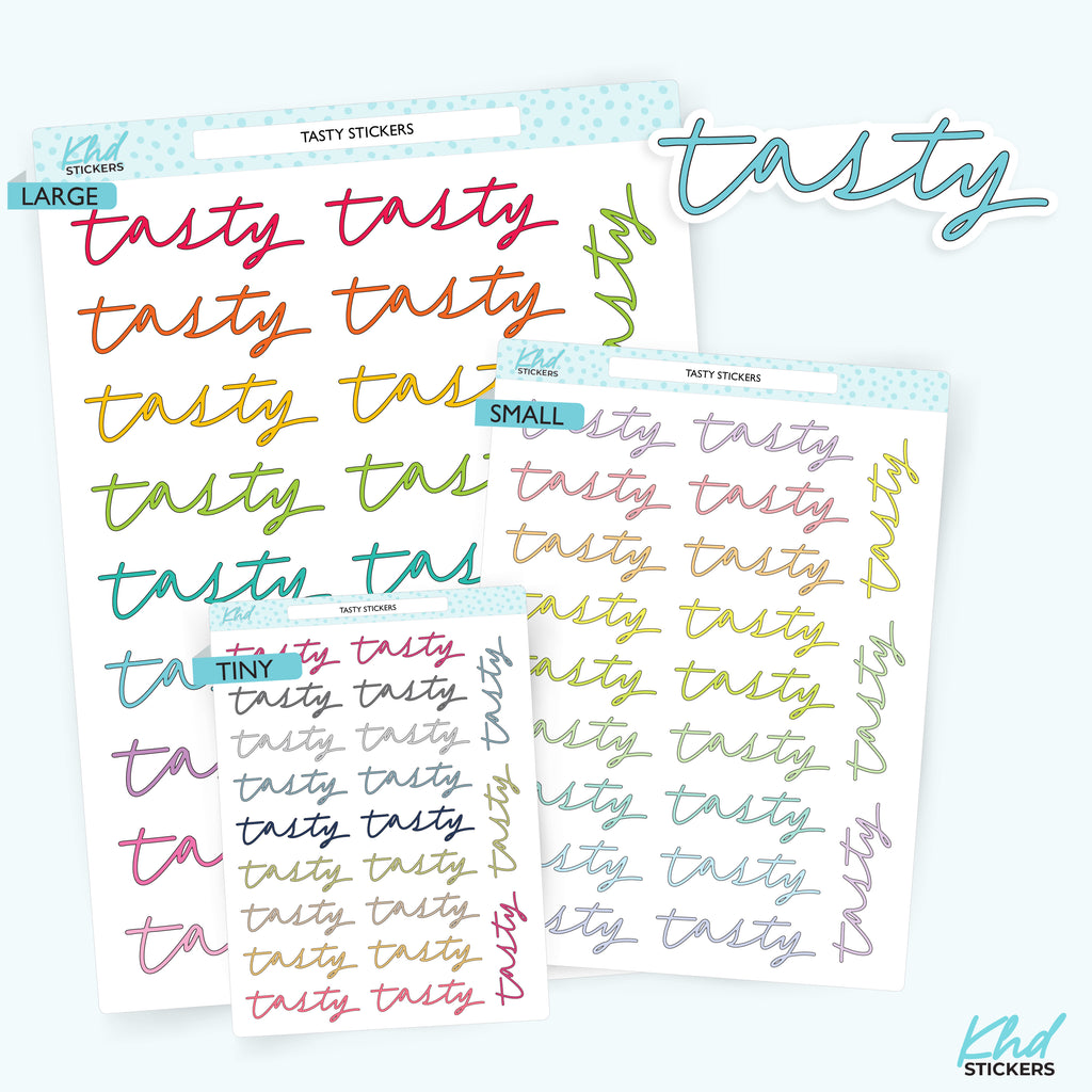 Tasty Planner Stickers Small