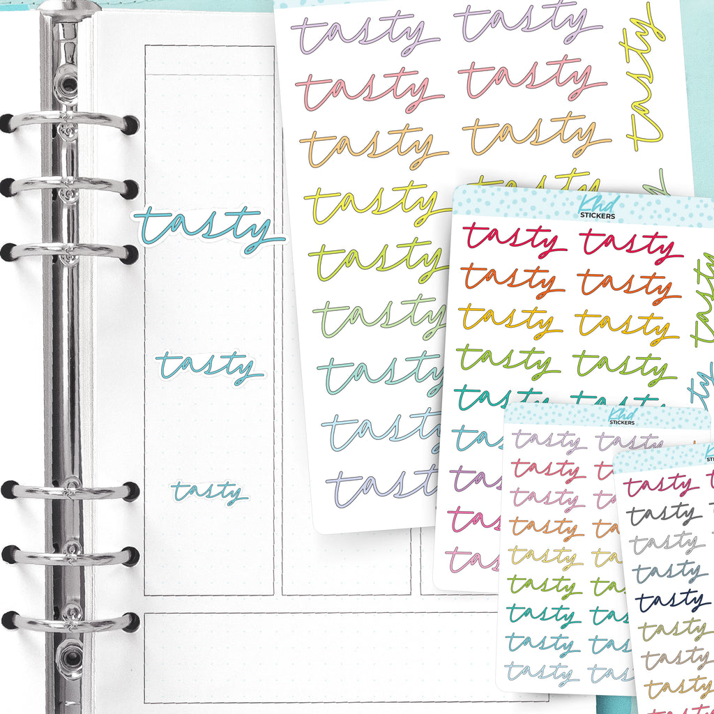 Tasty Planner Stickers Small