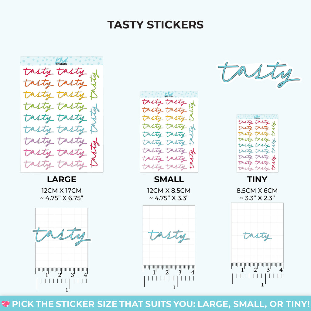 Tasty Planner Stickers Small
