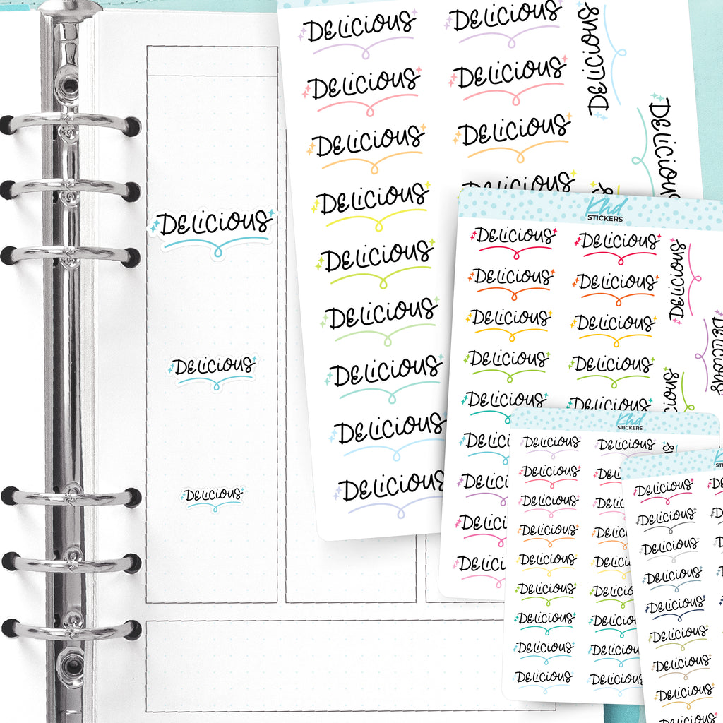 Delicious Planner Stickers Small