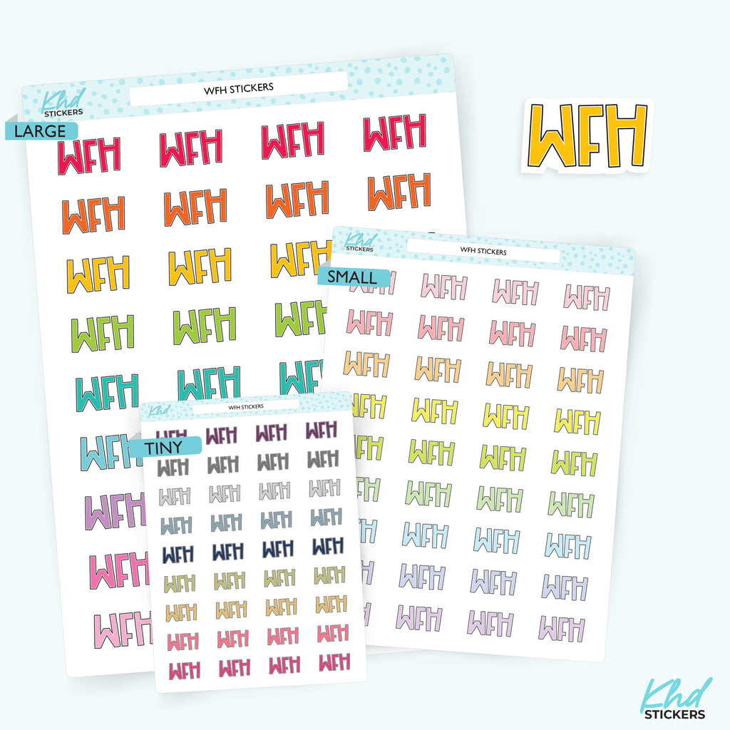 WFH Planner Stickers Small
