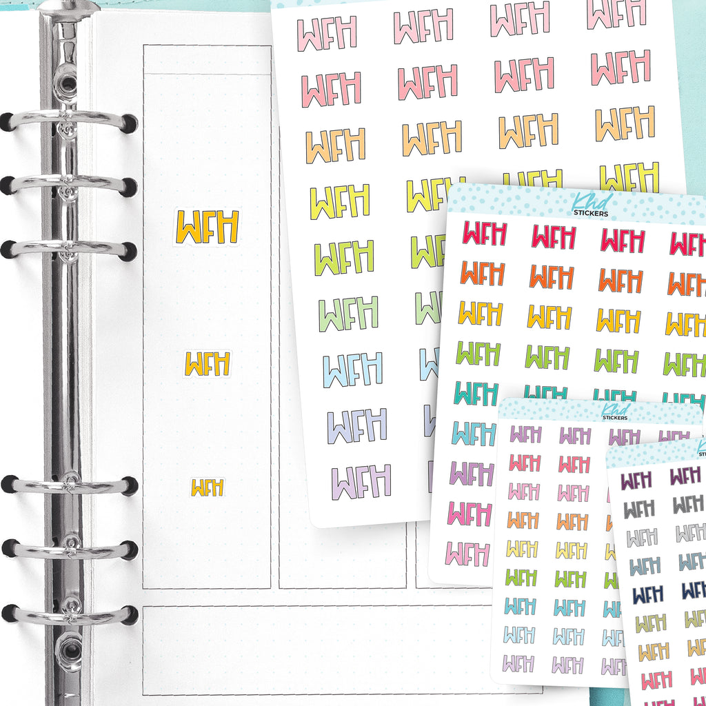 WFH Planner Stickers Small