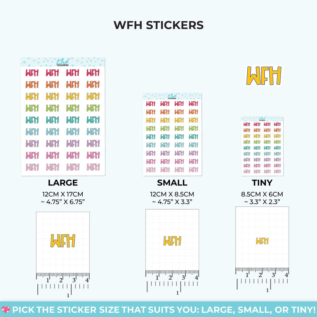 WFH Planner Stickers Small