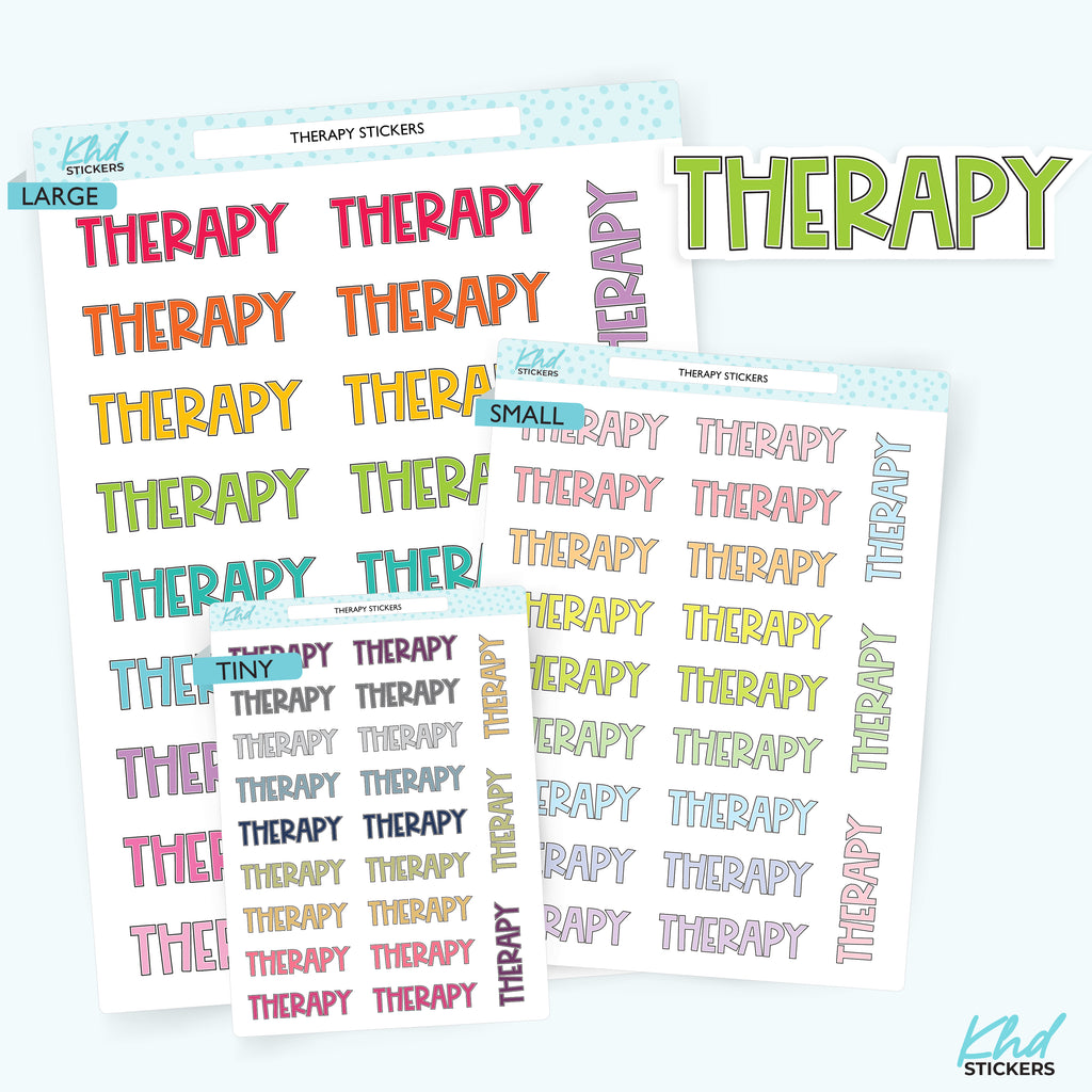 Therapy Planner Stickers Small