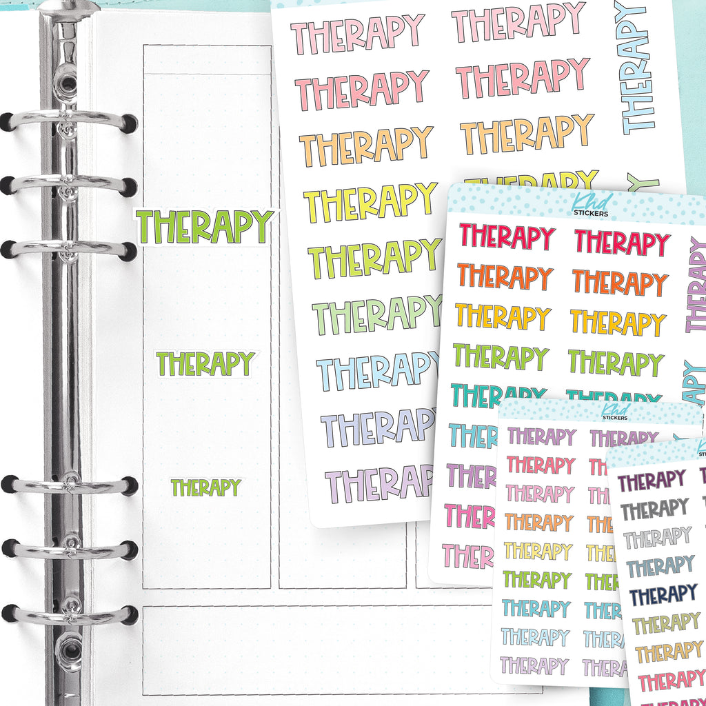 Therapy Planner Stickers Small