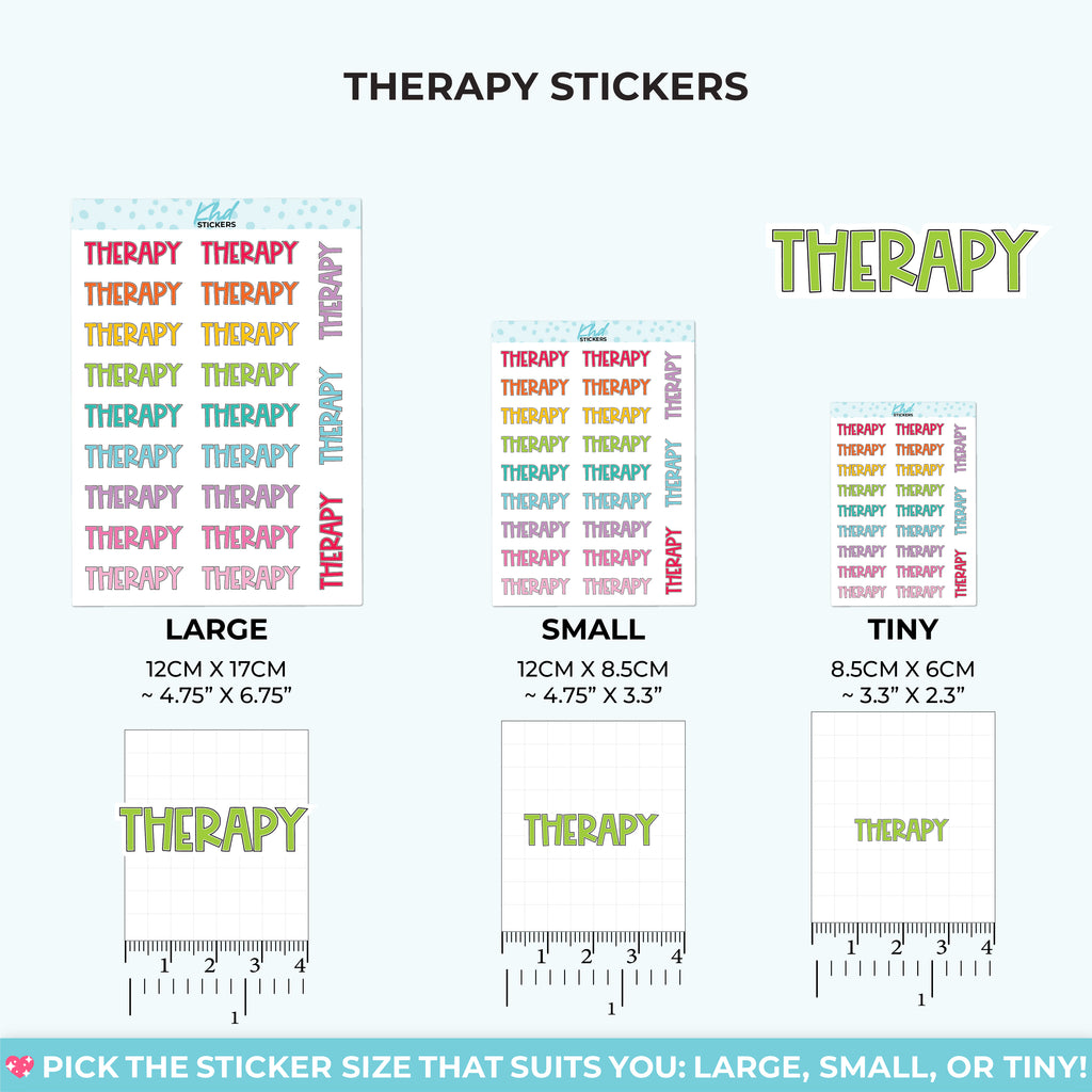 Therapy Planner Stickers Small