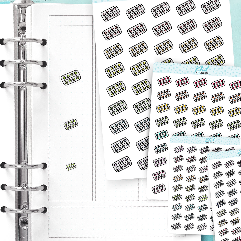 Tablet Stickers – Planner Wellness Icons Small / LIFE