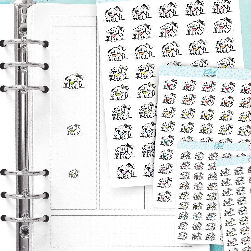 Dog Groomer Stickers Small / LIFE