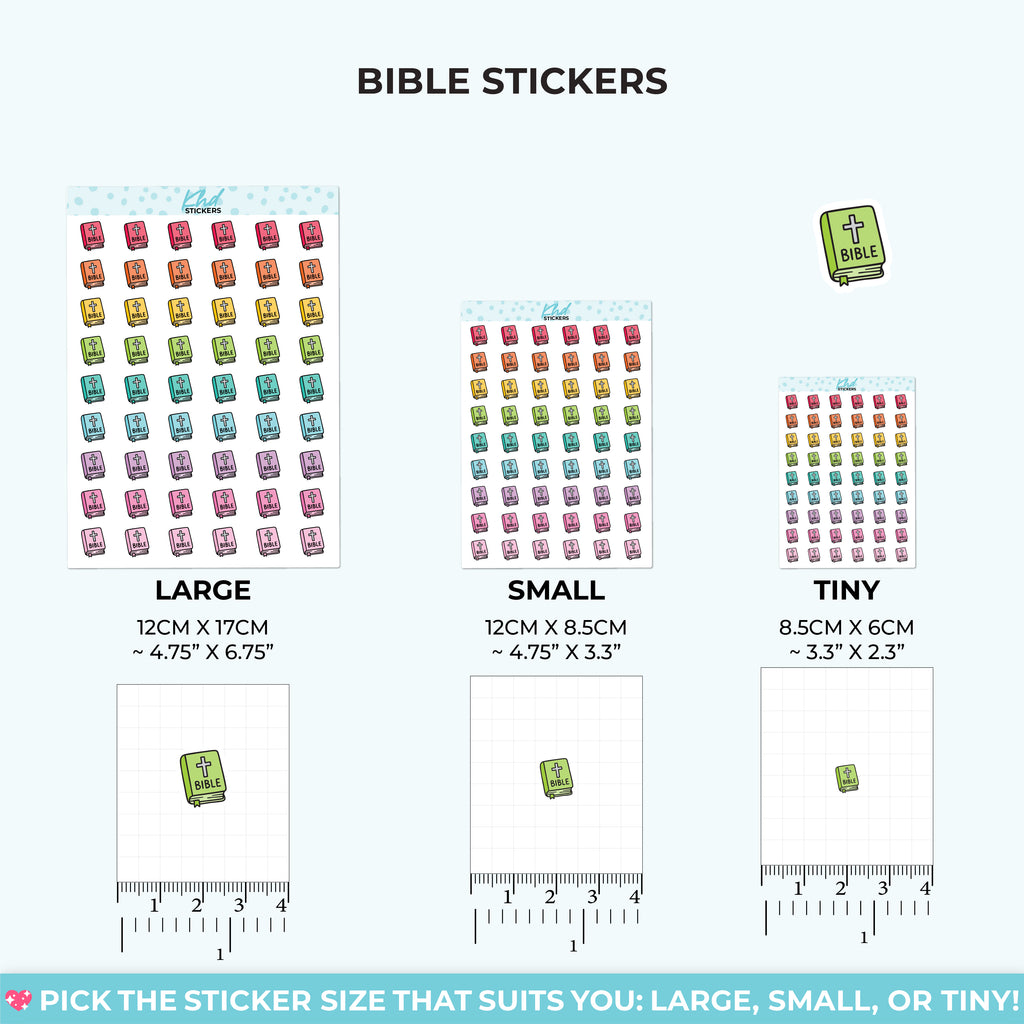 Bible Icon Stickers Small