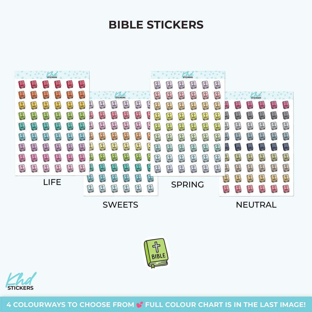 Bible Icon Stickers Small